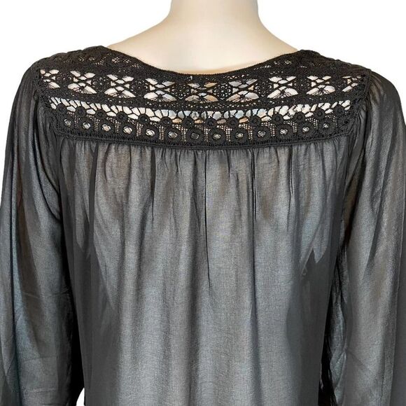 Mariarerio Sheer Ruffle Night Gown - Picture 8 of 11